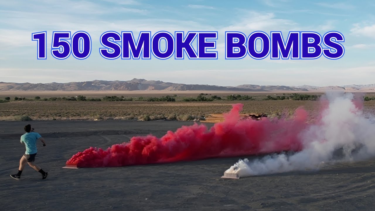 INSANE DAYTIME FIREWORKS - SMOKE & SALUTES