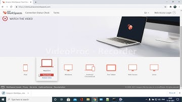 AWS - How to install Amazon WorkSpaces Client