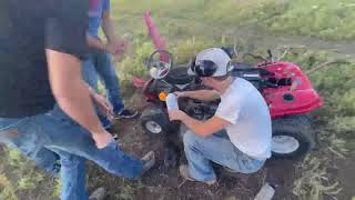 Tannerite VS lawn mower.
