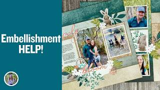 Wo man Verzierungen in Scrapbook-Layouts platziert | Einfache Tipps + Skizzen-Makeover screenshot 1