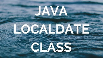 Java LocalDate class (manohar academy)