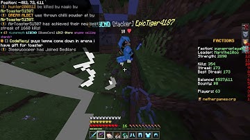 Epik bow spamming in NetherGames Factions!