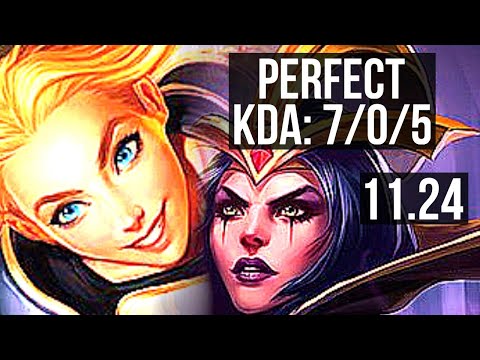 LUX vs LEBLANC (MID) | 7/0/5, 1.4M mastery, Godlike | EUW Diamond | 11.24