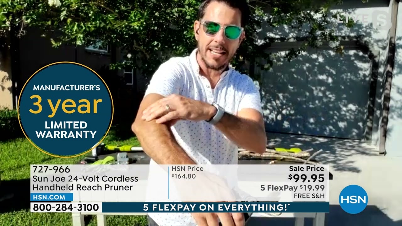 Sun Joe 24Volt Cordless Handheld Reach Pruner