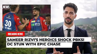 Sameer Rizvi’s Heroics SHOCK PBKS! DC Stun with Epic Chase | Match 66 Highlights | IPL 2025