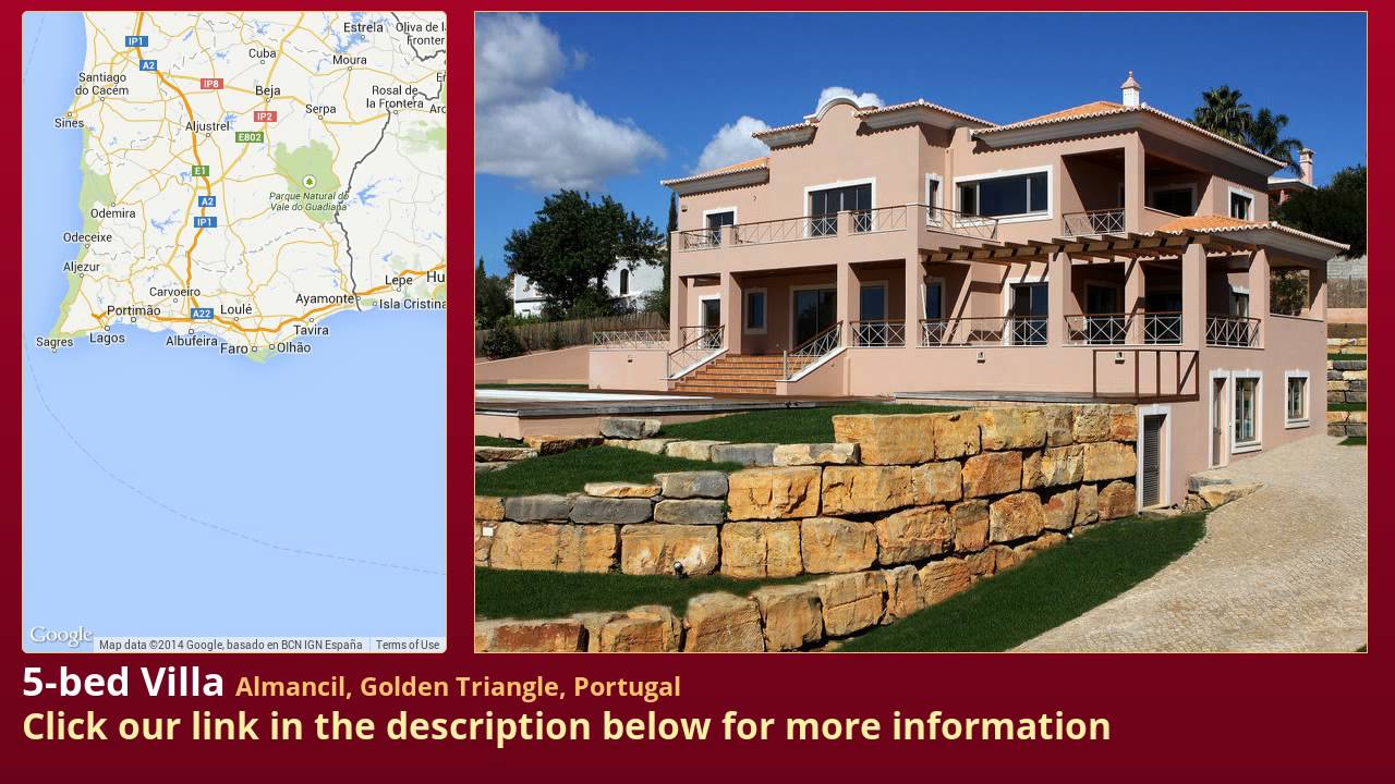 5bed Villa for Sale in Almancil, Golden Triangle, Portugal on YouTube
