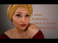 5 Arten Kopftücher einfach zu binden