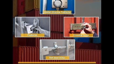 Different Types of Container Locks | Shipping Container Locks