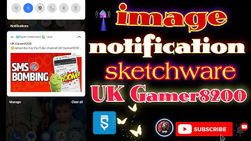 🔘Skctchware👀 Background Image notification 📵Full Video Tutorial ☺️#sktchware #tutorial #ukg8200 #sad