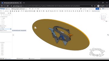Onshape: Keychain adding text PART 1