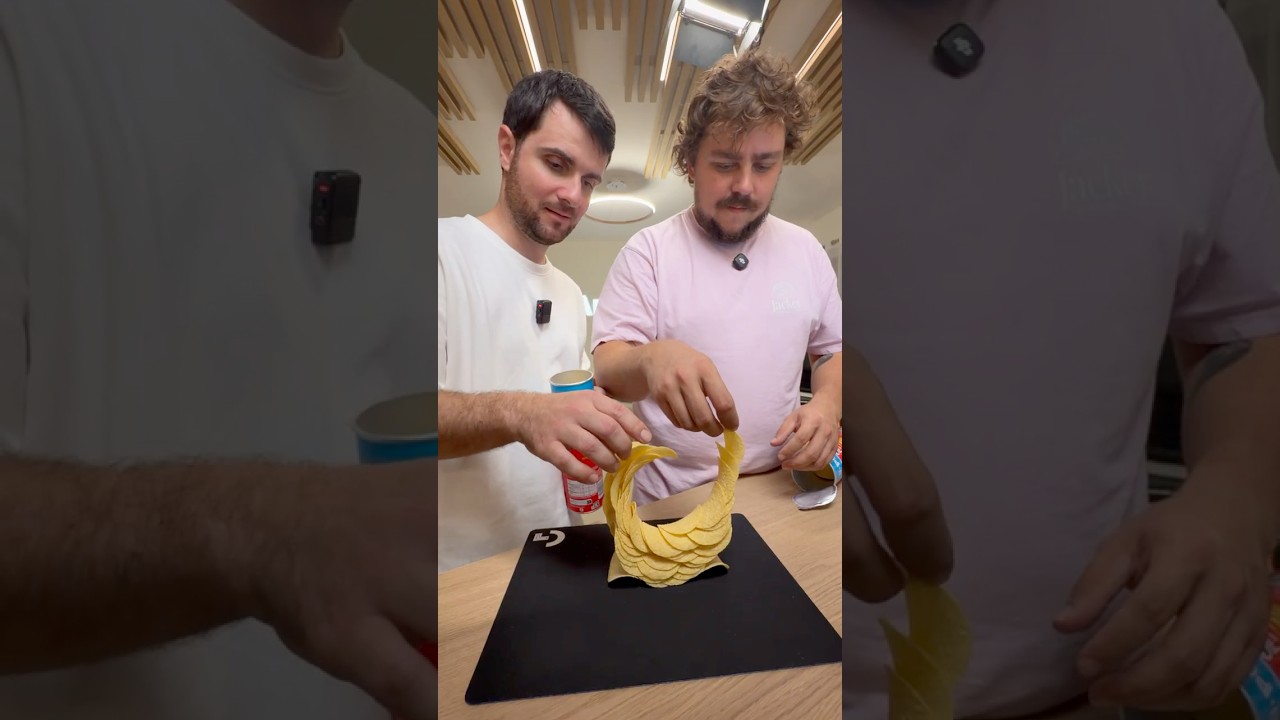 On fait un cercle en chips