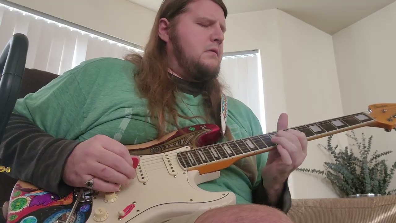 Jamming to reggae backing tracks 