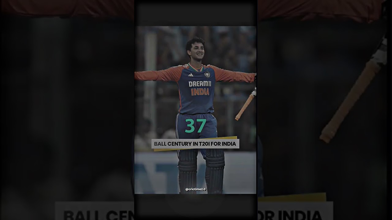 Fastest T20i Century For India 🥶📈