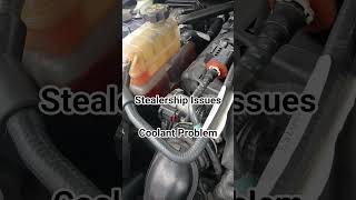 Something is keeping the coolant from circulating properly. Stealership found no leakage.