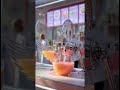 Glass Swan pink juice Dispenser #nature  #relax #shorts #weirdfacts  #fruitart  #shorts #trending
