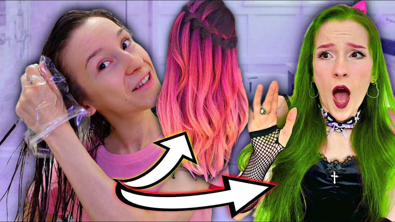 POFARBOWAŁAM WŁOSY!😱SAMA!