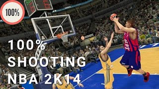 How to make your shot in nba 2k14 100% shoot using crack