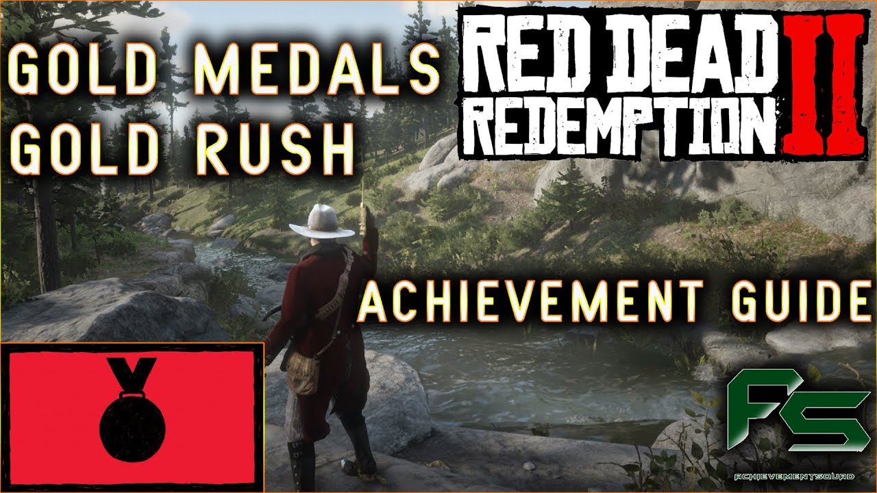 Red Dead 2 - 70 Gold Medals List / Easy Story Rush Achievement Guide - YouTube