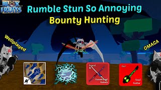 Mink V4 With Build Rumble + God Human + CDK + Soul Guitar (Blox Fruits  Bounty Hunting) Road to 30M 