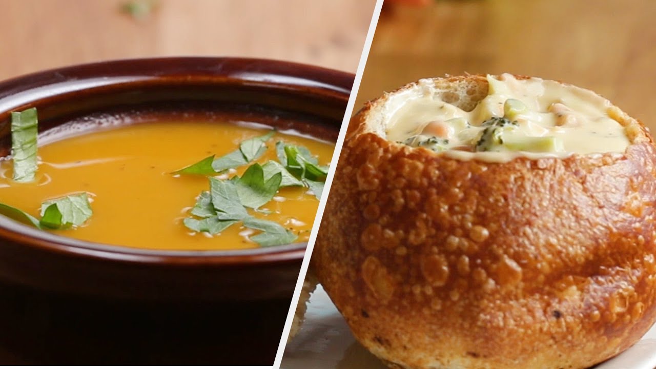 7 Hearty Soups For The Soul • Tasty Recipes YouTube