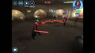 Gac 3v3 swgoh malak solo vs dash