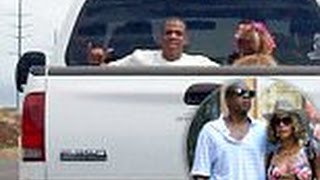 Daredevils Jay Z And Beyonce Ditch The Limo To Take A Ride On The Back Of Pick Up Truck On Anniversa