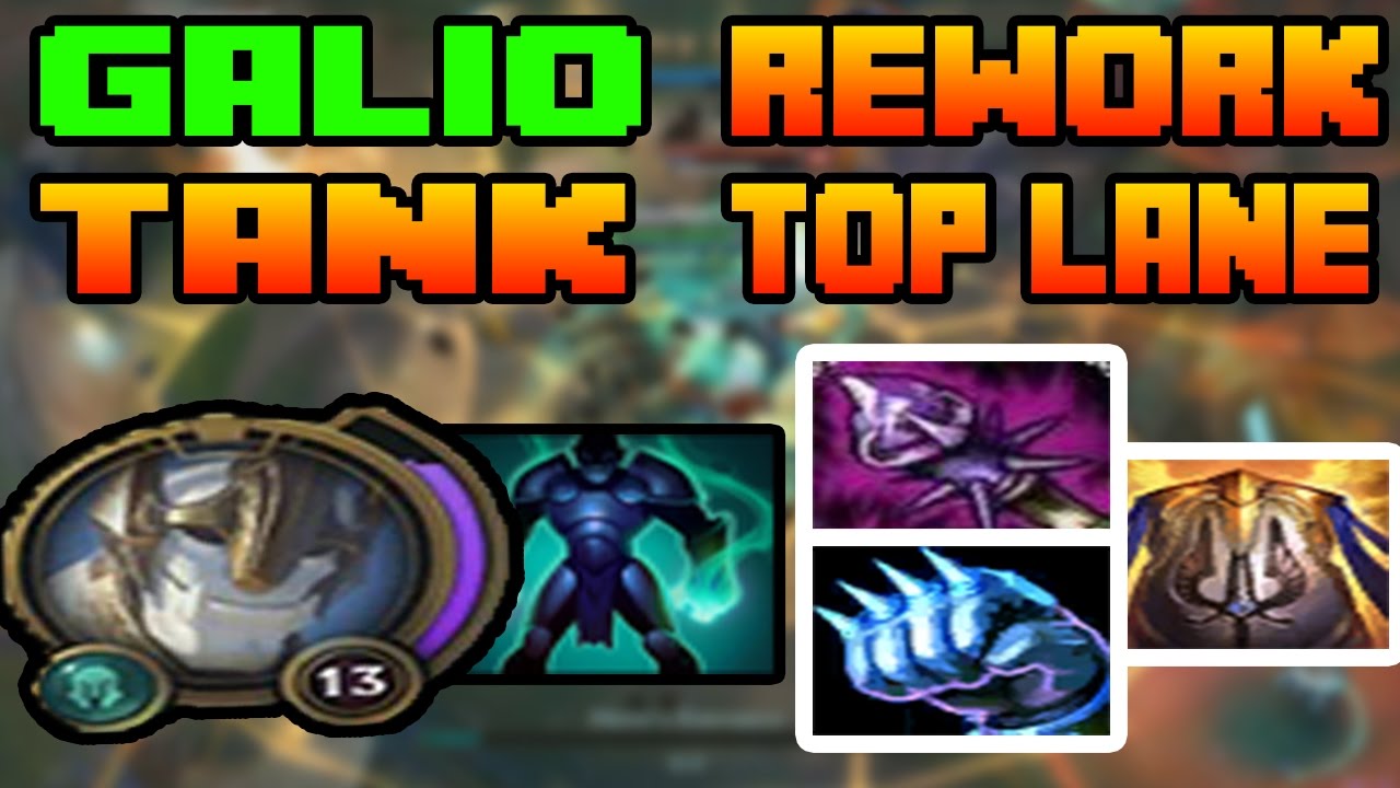 GALIO TOP LANE REWORK | Full Gameplay | League of legends 7.6 | Patch 7.6