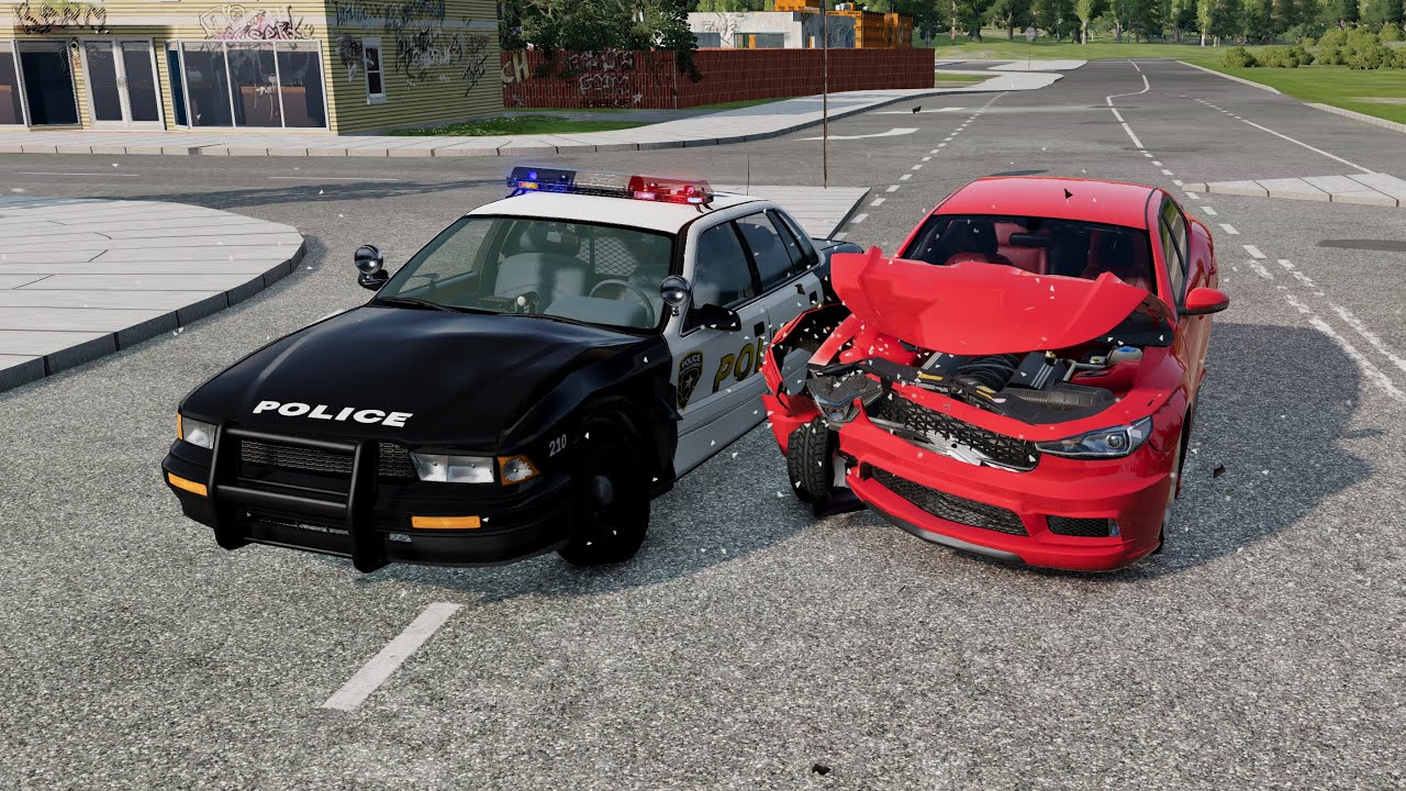 Epic Police Chase Crash & Fail Compilation #14 - BeamNG Drive ...