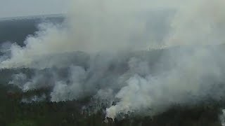 563-acre Volusia brush fire 95% contained