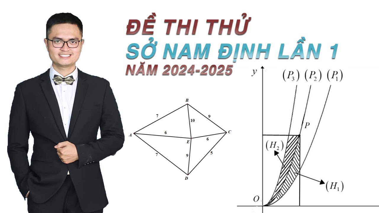 Đề thi thử Sở Nam Định lần 1 năm 2024-2025