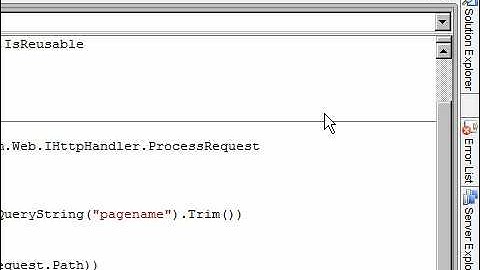 ASP. NET HttpHandlers: Create Source Code Viewer for ASP. NET Part 3 of 5