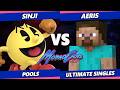 MomoCon 2026 - Sinji (Pac-Man) Vs. Aeris (Steve) Smash Ultimate - SSBU