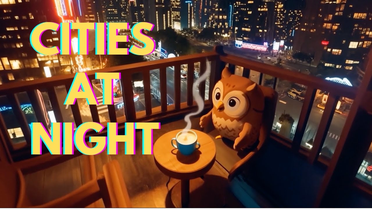 Cities at Night | Chill Lofi Music for Study, Work, Read, Relax