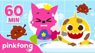 ❤️ Melhores Músicas de Hábitos Saudáveis | + Completo | Baby Shark | Pinkfong Canções para crianças