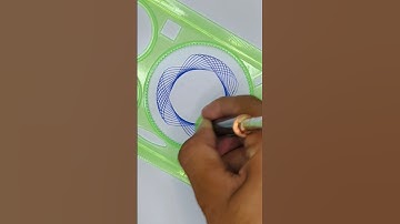 Do you know how many triangles were drawn? ?? #spirograph #2024 #shorts