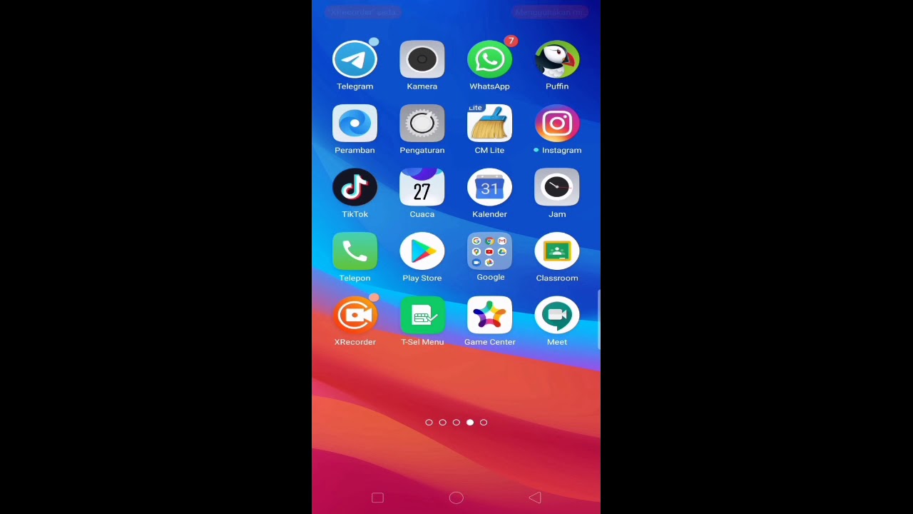 Cara merekam layar HP dengan AZ screen Recorder 