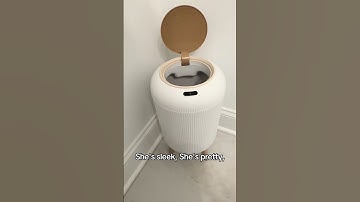 Upgrade Your Space with This Luxe Motion Sensor Trash Can! #fok