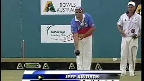 Lawn Bowls: 2002 K Kerkow Vs J Aworth