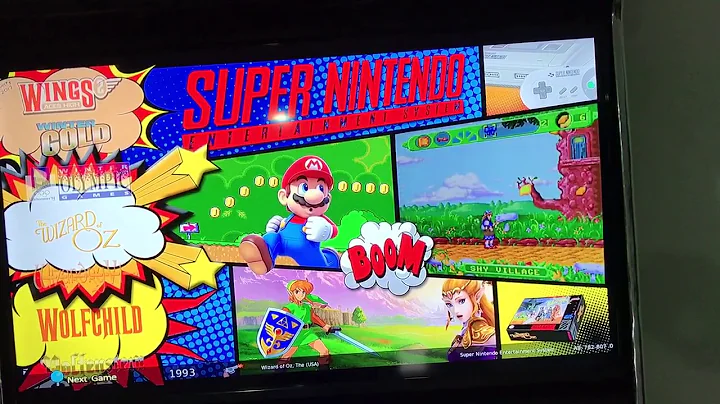 Attract Mode Comic Theme - Super Nintendo