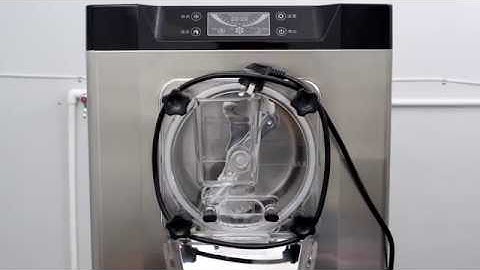 YKF-618 Hard ice cream machine operating instruction