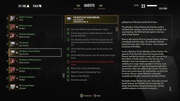 QUESTS: The Battle of Kaer Morhen (Witcher 3 In-Game Lore Read Aloud)