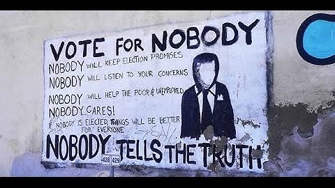 Non-Voting as Strategy NOT Apathy