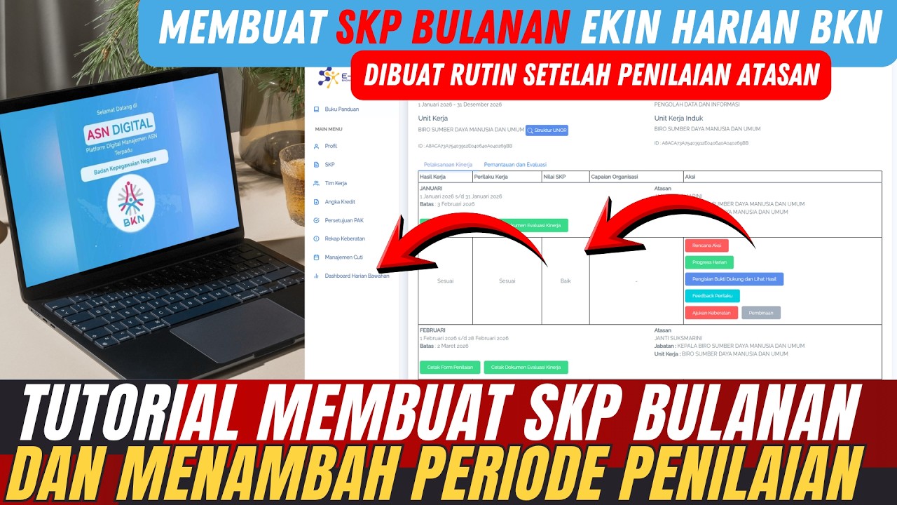 TUTORIAL TAMBAH PERIODE PENILAIAN EKINERJA HARIAN 2026 … — Transcript