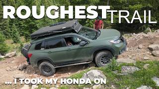 BIRD'S EYE GULCH:  The ROUGHEST and most ABUSIVE trail I've taken my Honda Passport on