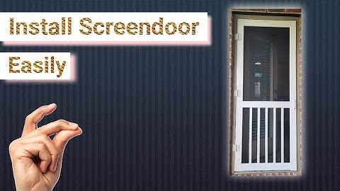 Installing Vinyl Screen Door- Easy and Efficient!