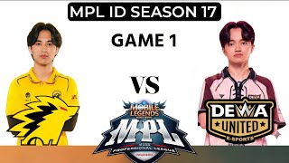 🔴 REBROADCAST | GAME 1 | ONIC vs DEWA | MPL ID S17 | Dewa United vs ONIC screenshot 5