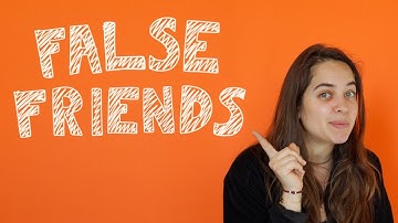 Mini English lessons: False friends
