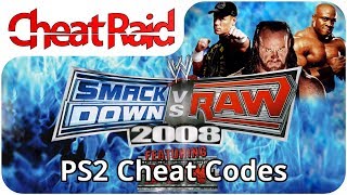 WWE SmackDown vs. Raw 2008 Cheat Codes | PS2