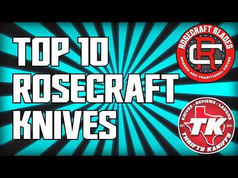 Top 10 @RoseCraftBlades  Pocket Knives