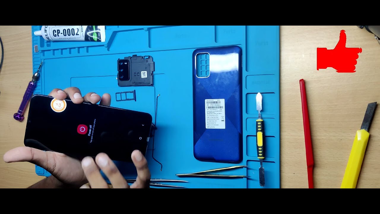 Samsung F02s Restoring | Samsung F02S Display Assembling SM-E025F/DS